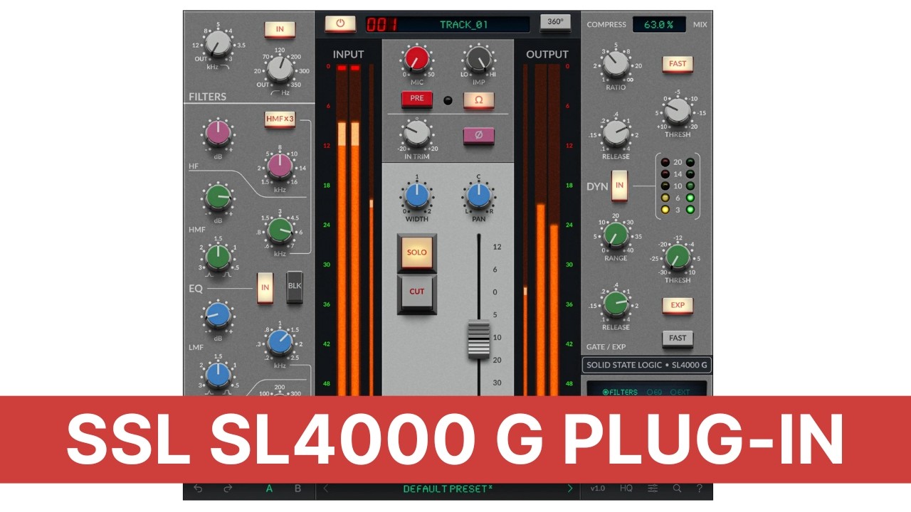 Mixing With The SSL SL4000 G Plug-In | Pt  1
