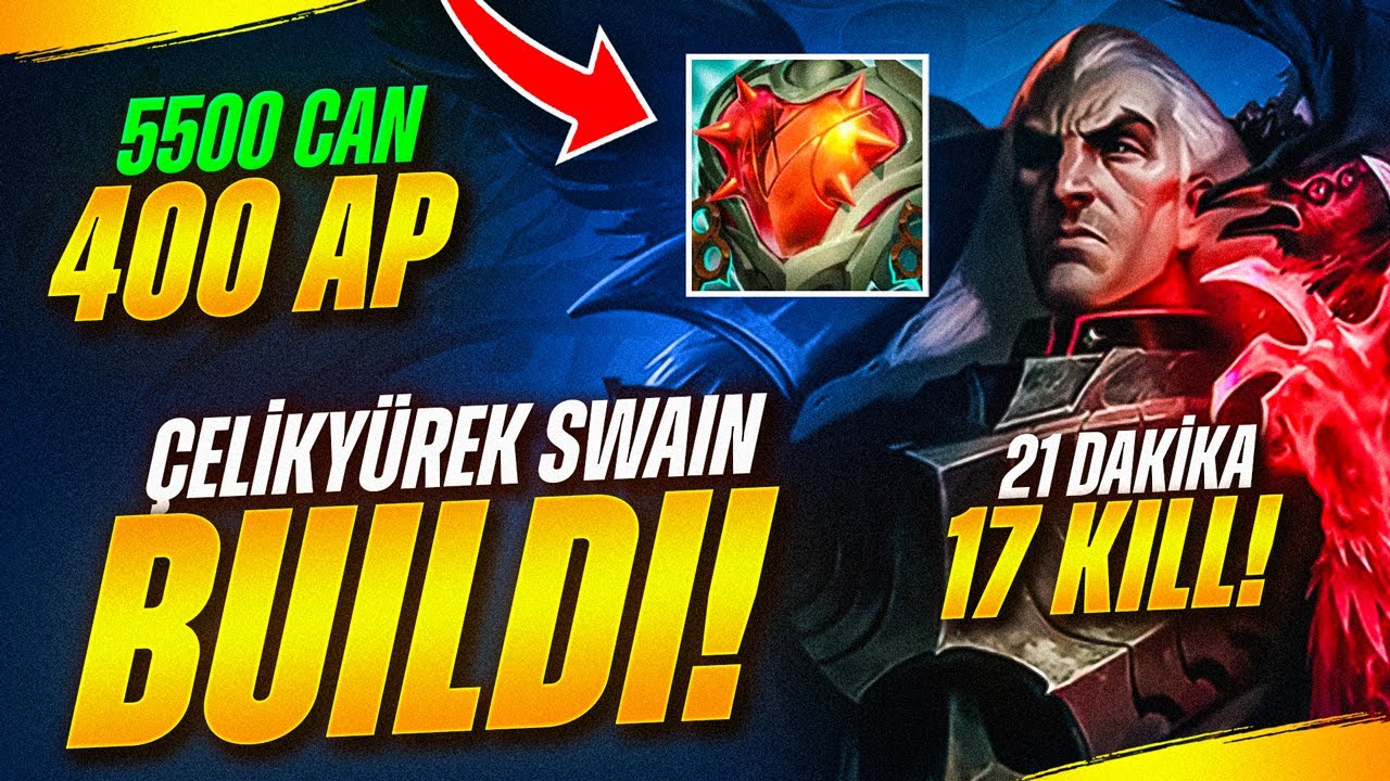 AŞIRI BOZUK ÖLÜMSÜZ SWAİN BUİLDİ! | DÜNYA SWAİN 1. Sİ DENİYOR! | Pace LoL