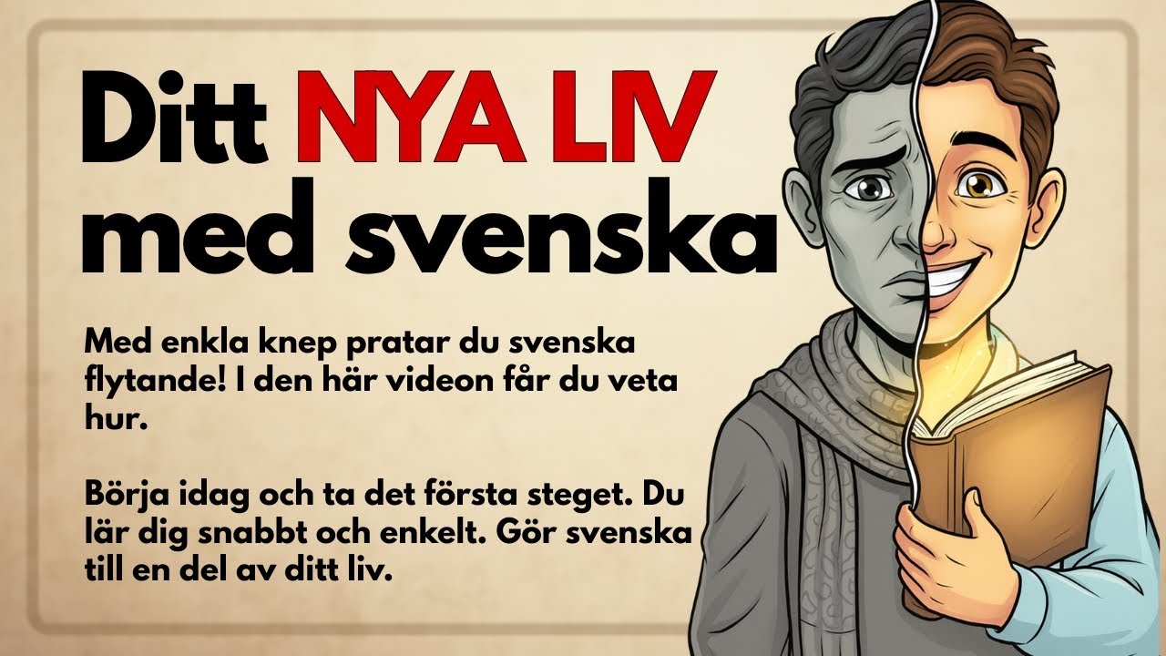 Svenska kommer att f&ouml;r&auml;ndra ditt liv | Svenska f&ouml;r nyb&ouml;rjare A1&ndash;A2