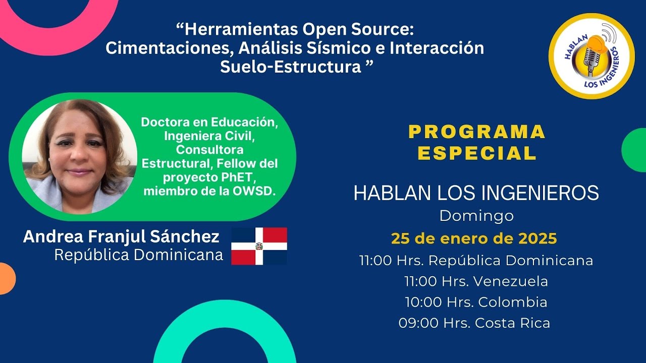 Herramientas Open Source: Cimentaciones, Análisis Sísmico e Interacción Suelo-Estructura.