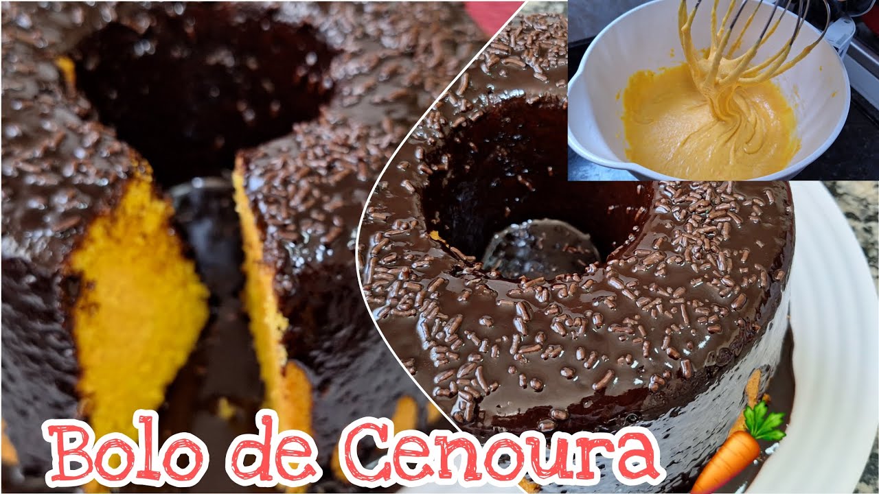 BOLO DE CENOURA 🥕 MASSA SUPER FOFINHA| SILVANA SOUZA 