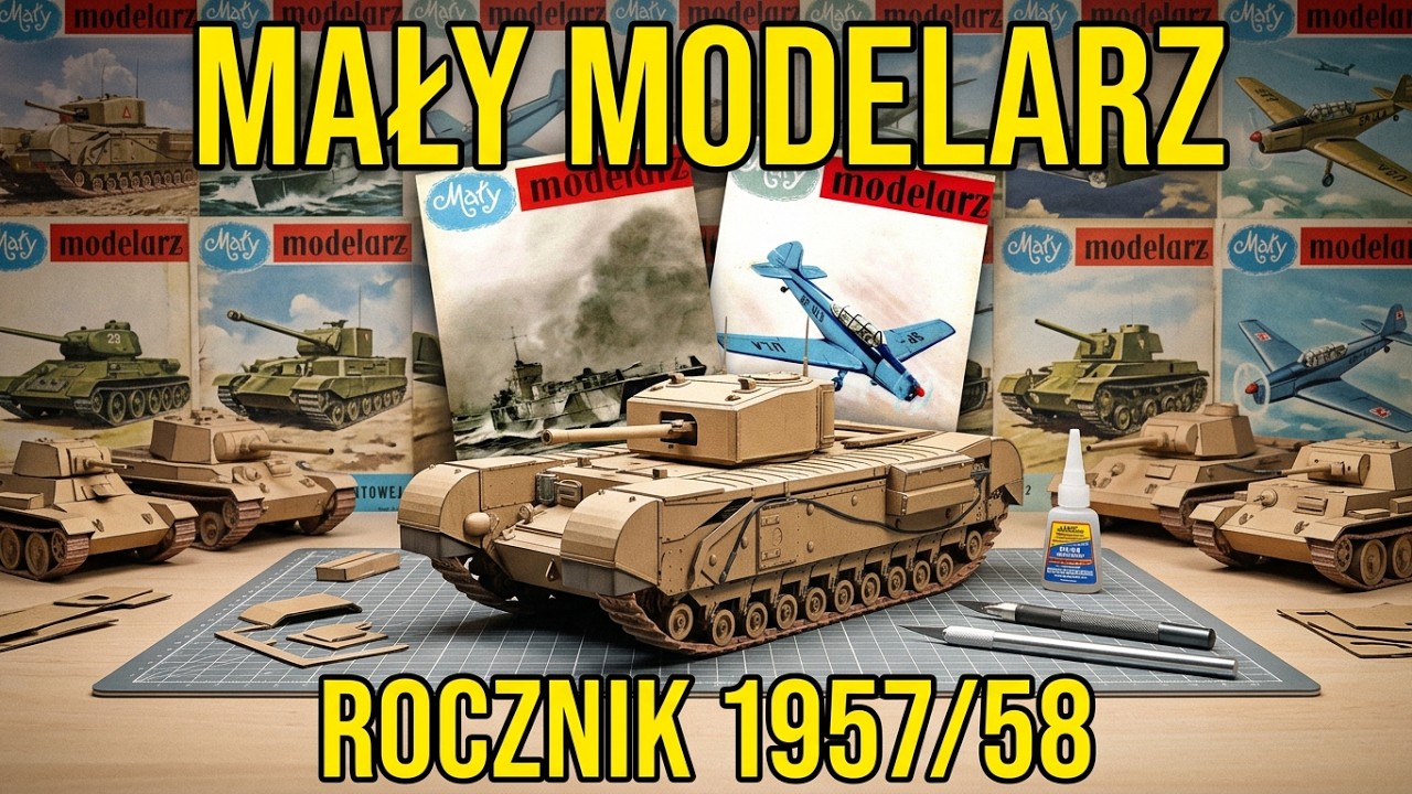 Mały Modelarz rocznik 1957/1958 #małymodelarz #modelarstwo #hobby #vintage #karton #aviation