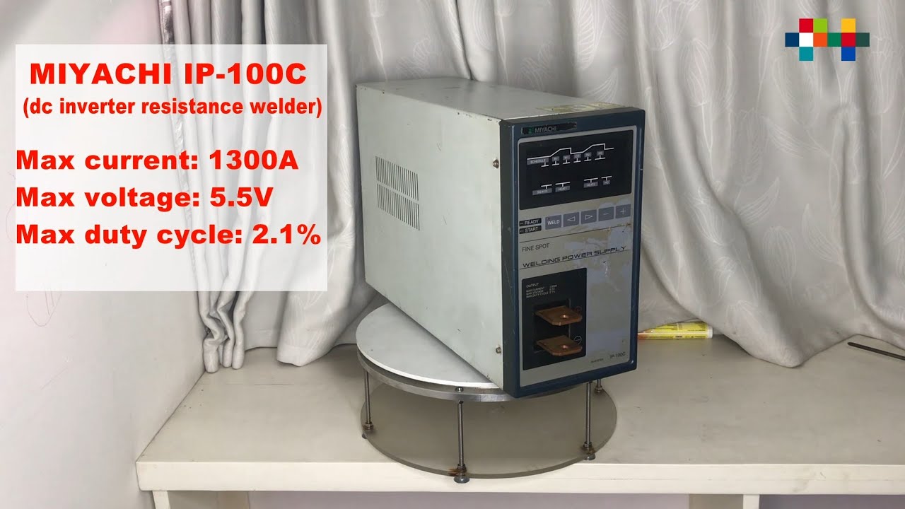 MIYACHI IP-100C DC inverter resistance welder (part 1/2)