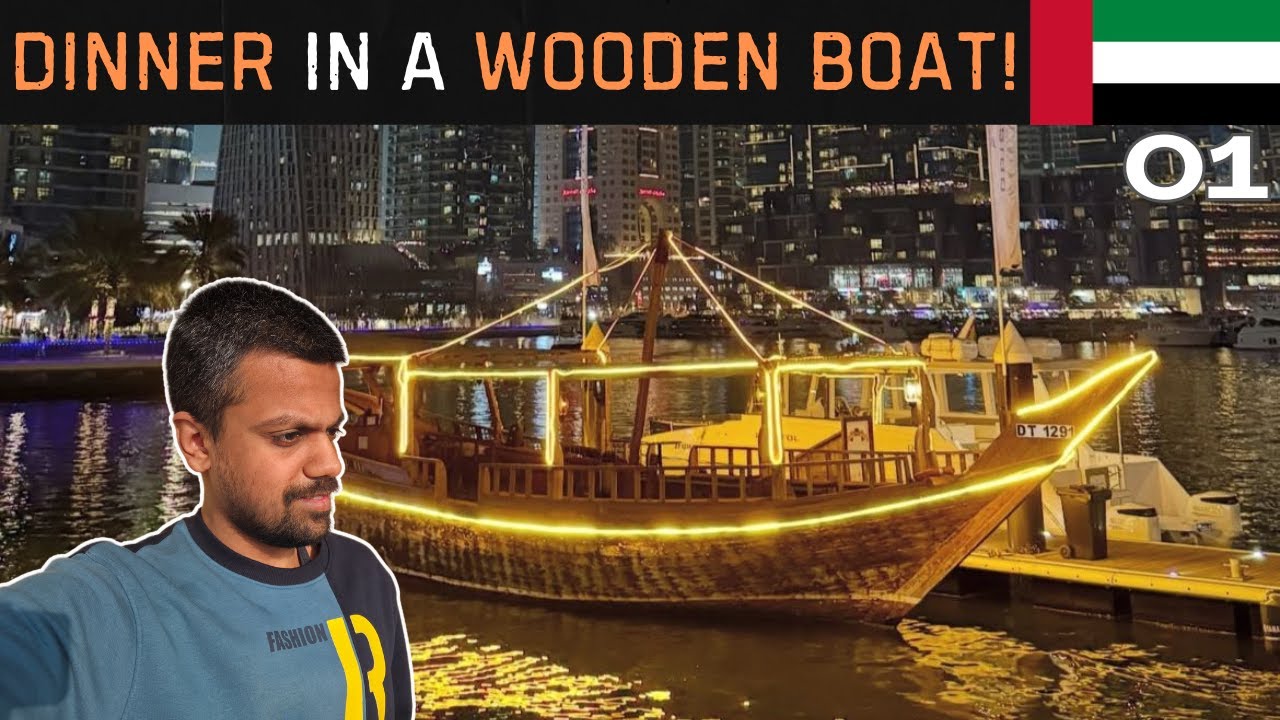 India to Dubai 🇦🇪 in Air India | UAE Tourist Visa Info | Dhow Cruise Dinner