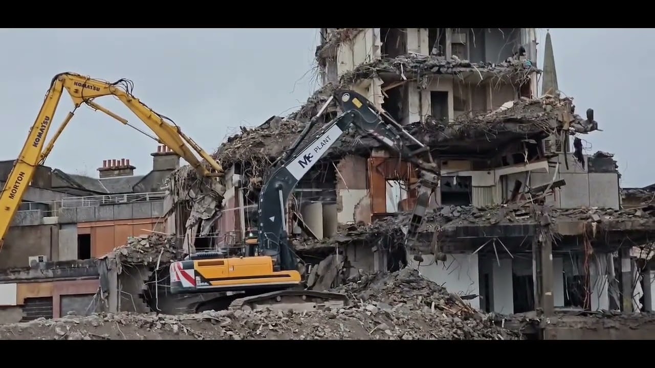 Falkirk Callendar Square Demolition Part 94