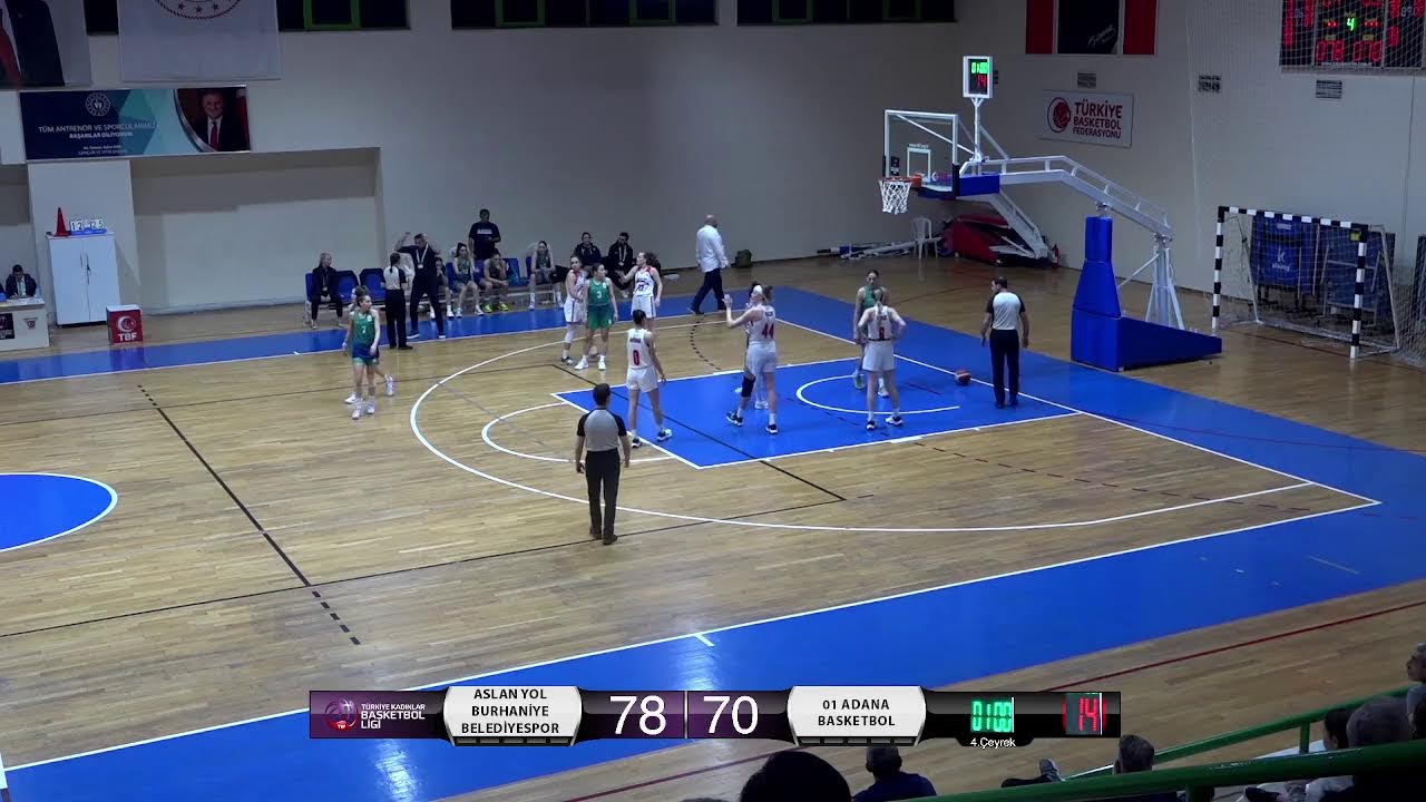 Aslan Yol Burhaniye Belediyespor - 01 Adana Basketbol TKBL 12.Hafta