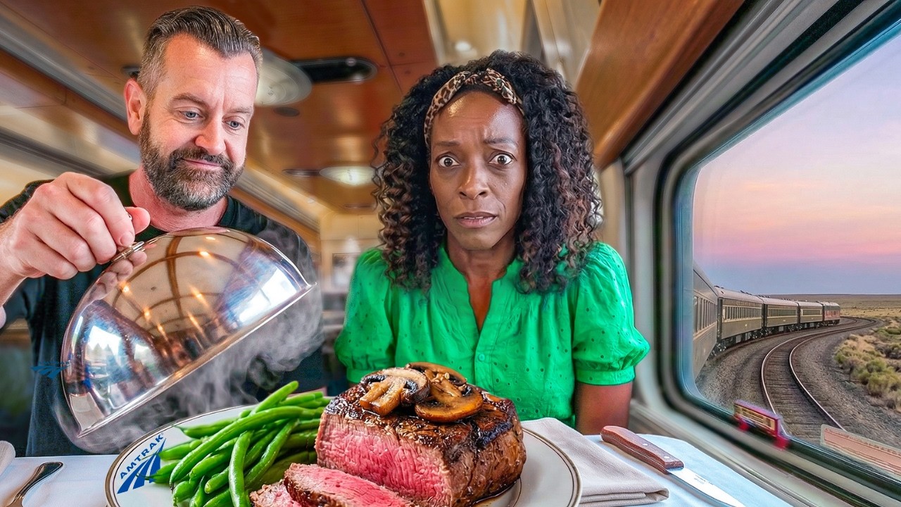 We Tried Steak On Amtrak 72 Hour Train Across America!