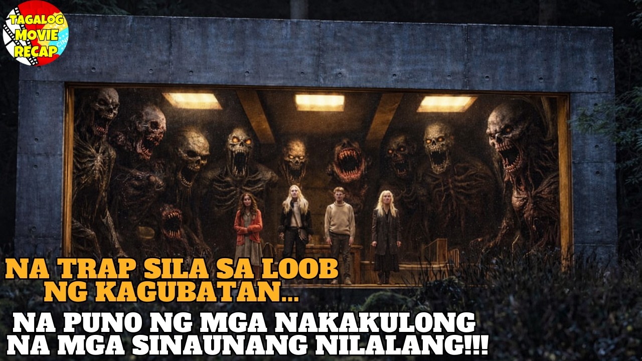 NA TRAP SILA SA KAGUBATAN NA PUNO NG MGA NAKAKULONG NA SINAUNANG NILALANG MOVIE RECAP TAGALOG