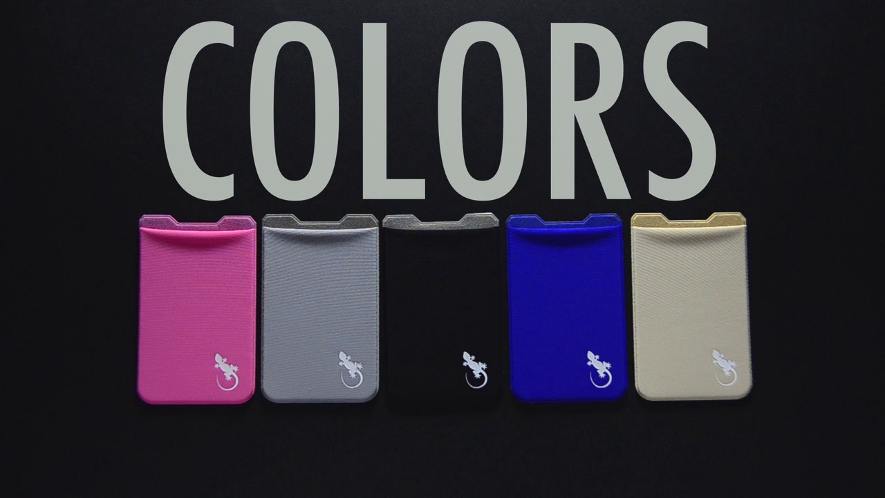 Cell Phone Wallet by Gecko - Credit card holder - Xtra Tall Lycra Pocket