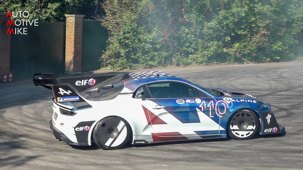 Alpine A110 Pikes Peak: 500HP/950kg RWD Hillclimb Monster!