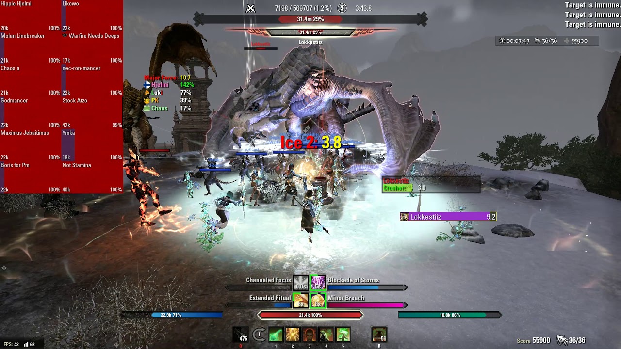 [ESO] [Hodor] World First Godslayer Templar Healer POV | Elsweyr