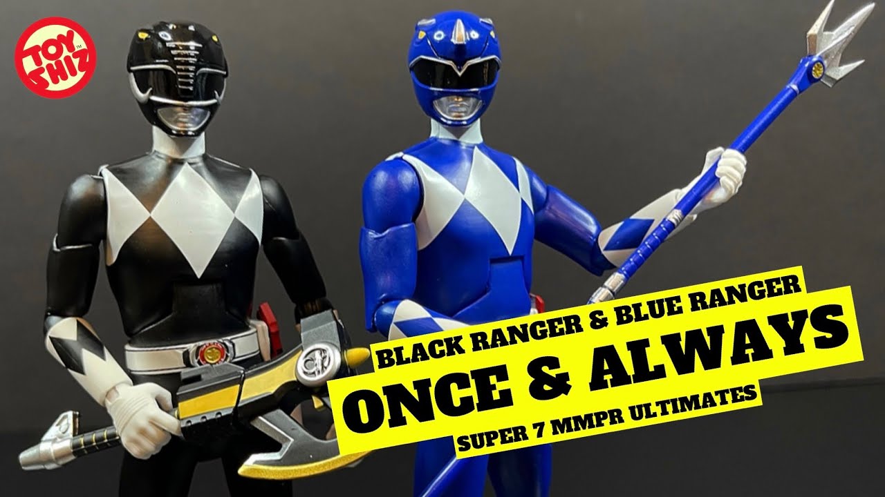 2023 BLACK & BLUE RANGERS | MMPR Ultimates | Super 7