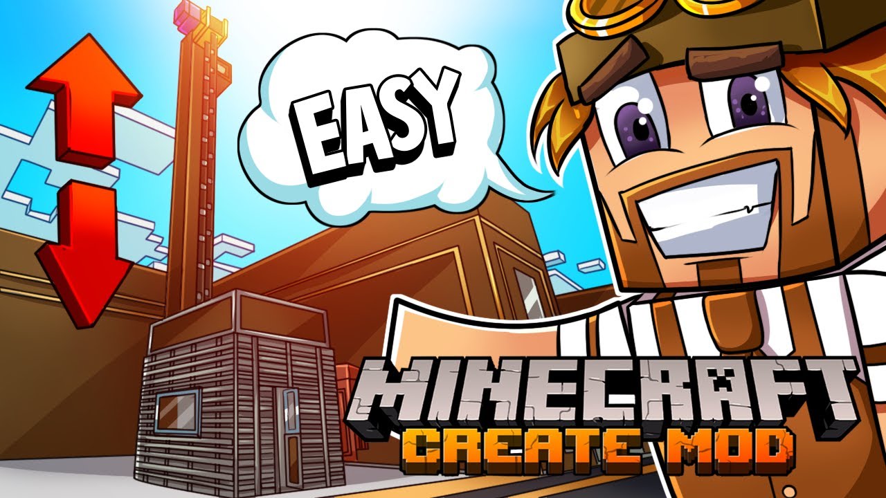 Как построить лифт с помощью Create Mod 0.5.1 &mdash; Minecraft 1.19.2