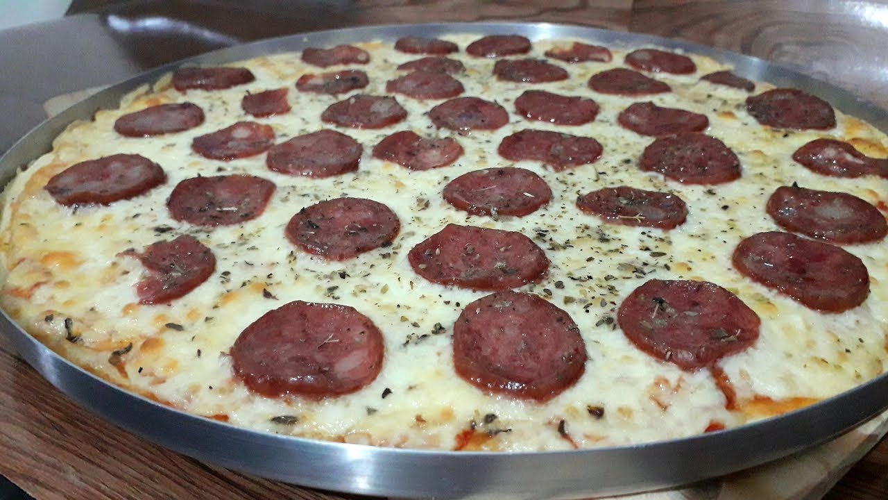NÃO EXISTE PIZZA MAIS FÁCIL QUE ESSA - NÃO PRECISA SOVAR NEM USAR O LIQUIDIFICADOR