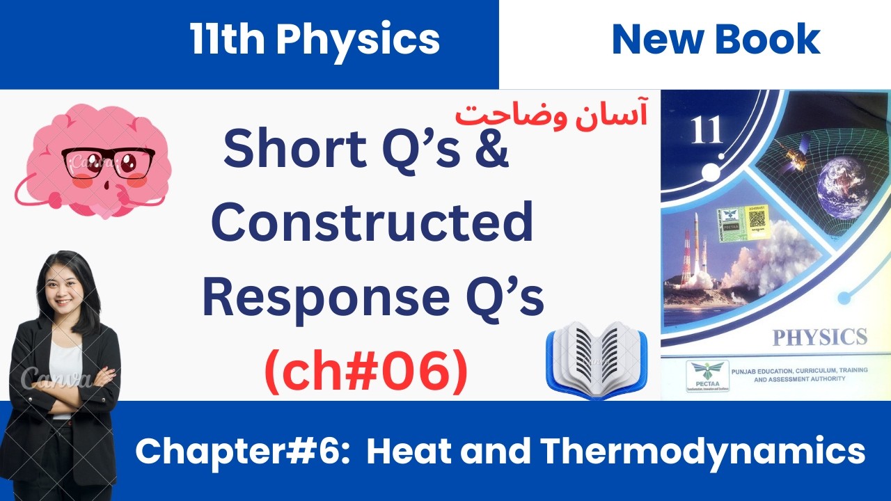Exercise Short Question and CRQs | Chapter 6 Heat and Thermodynamics | 11Th Class Physics New Book