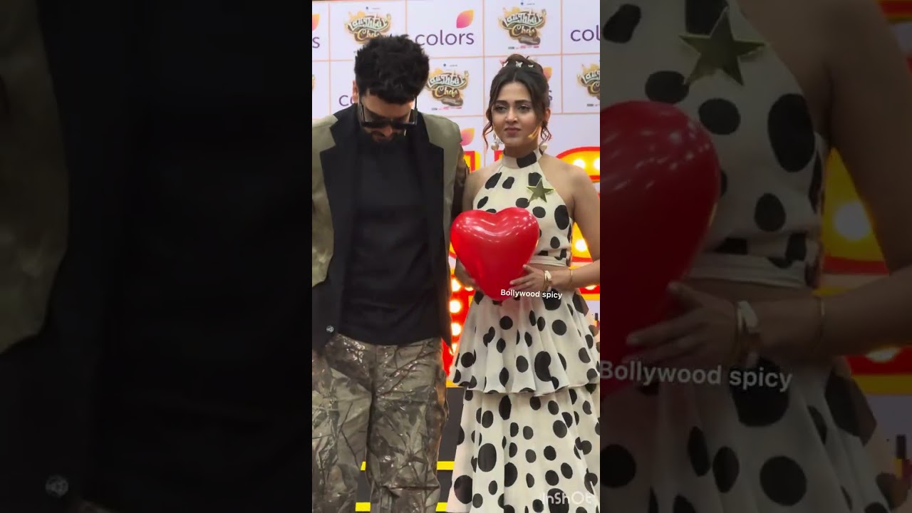 Karan Kundra Tejasswi Prakash Nia Sharma Ankita Lokhande Vicky jain At Laughter Chef Set In Mumbai 