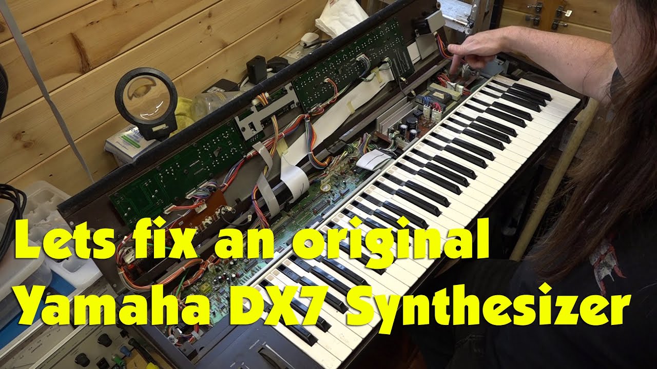 Lets fix an original Yamaha DX7 Synthesizer