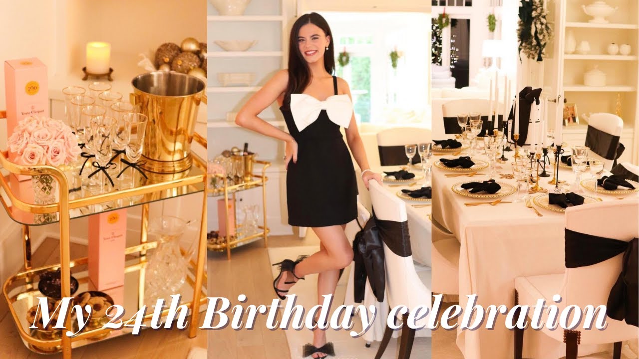 VLOG | Вечеринка в честь моего 24-летия + подборка подарков на день рождения!