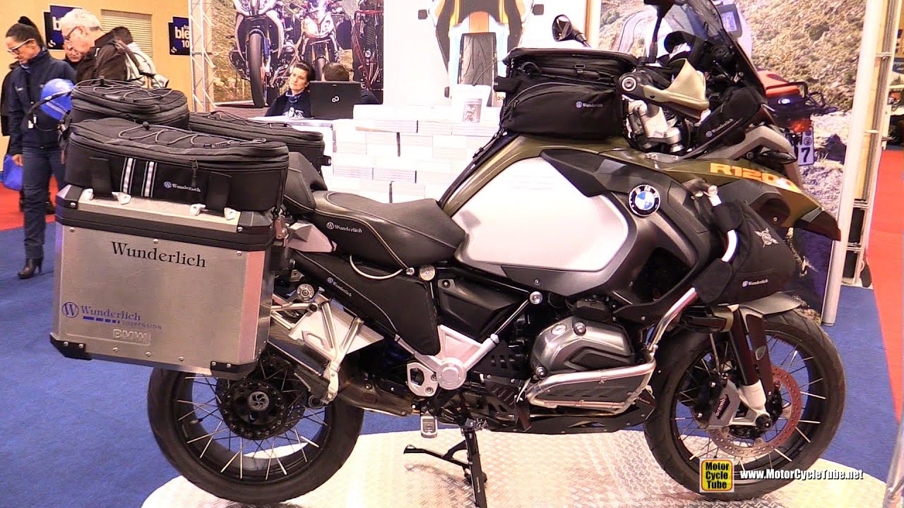 2016 BMW R1200GS Adventure by Wunderlich - Walkaround - 2015 Salon Moto Paris