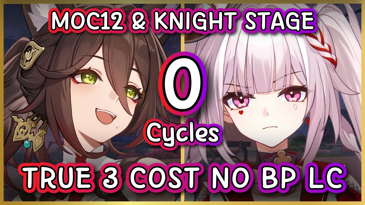 E0 Sparxie 0 Cycles with Tingyun? | True 3 Cost 0 Cycles MoC12 & SAM No BP LC | Honkai Star Rail