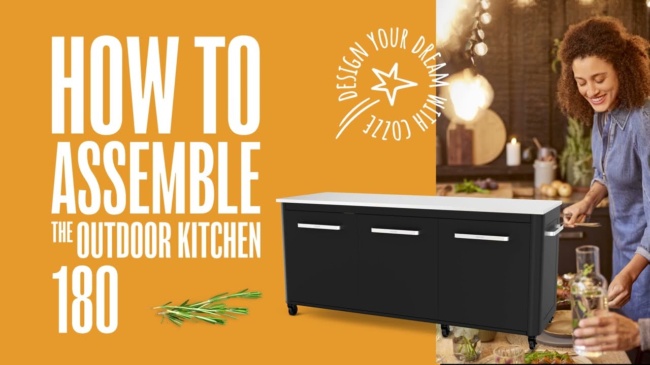 Cozze - How to assemble the outddor kitchen 180