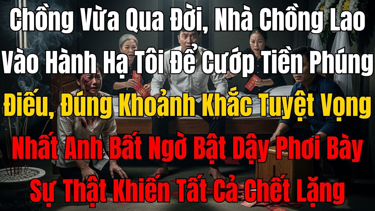 Chồng Vừa Qua Đời, Nhà Chồng Lao Vào Hành Hạ Tôi Để Dành Tiền Phúng Điếu, Đúng Lúc Tuyệt Vọng…