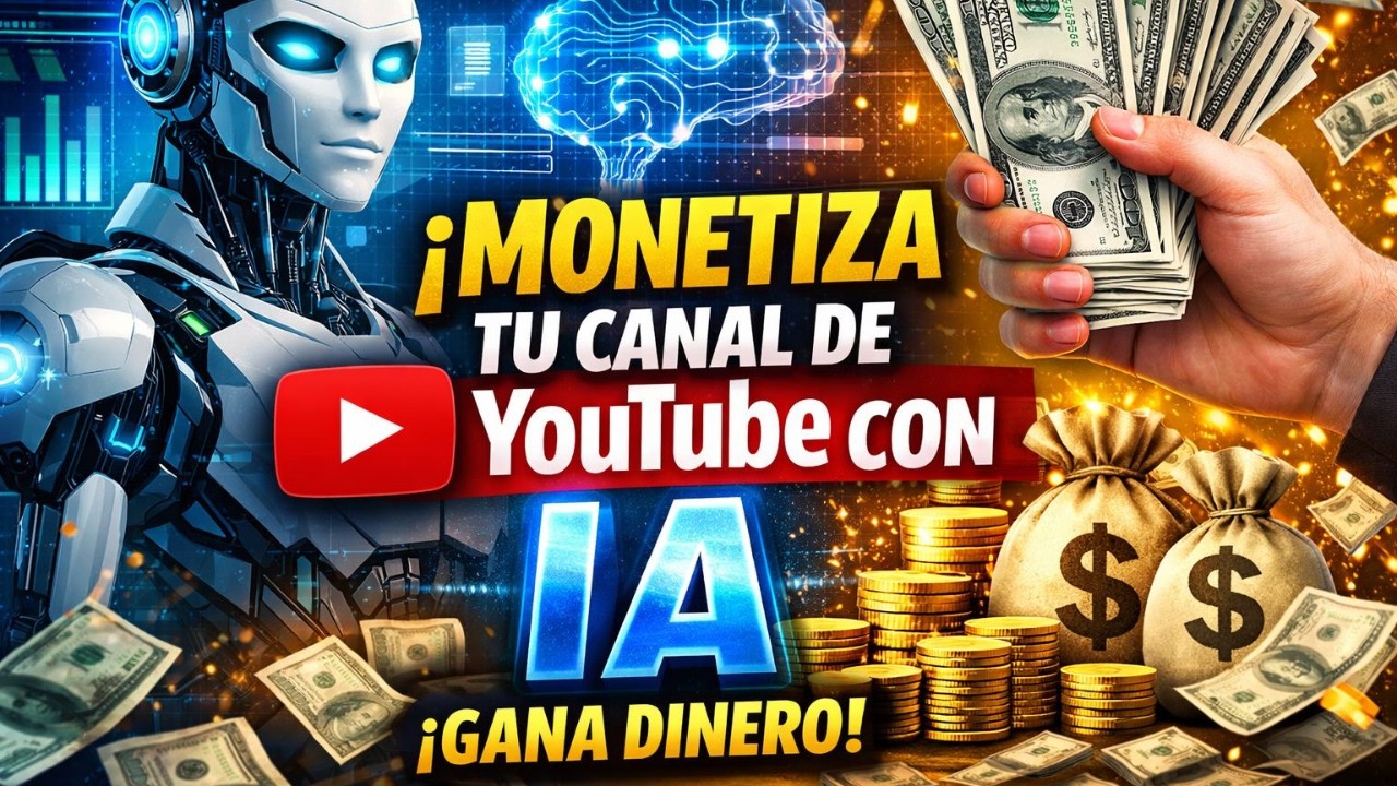 Ganar dinero en youtube con IA: El metodo que si funciona.