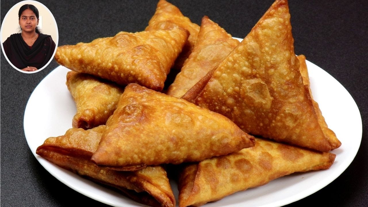 கோதுமை மாவில் டீ கடை வெங்காய சமோசா இனி வீட்லயே சுலபமா செஞ்சிடலாம் | Onion Samosa | Snacks Recipes