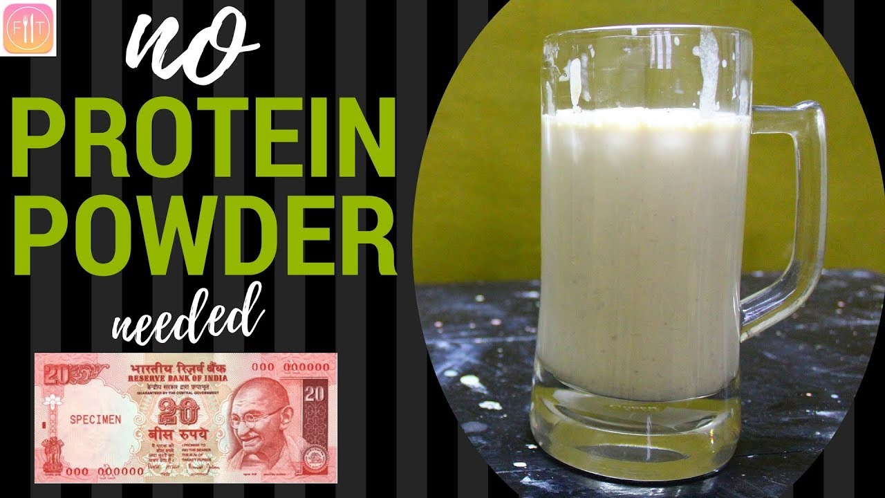 HOMEMADE PROTEIN SHAKE  - Cheap and Easy Recipe for Muscle building and Fat loss
