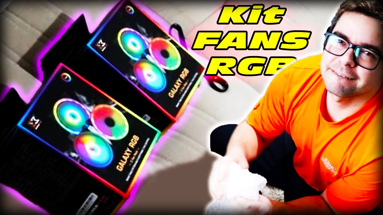 Comprei o KIT FANS RGB para meu gabinete GADIT X da PICHAU