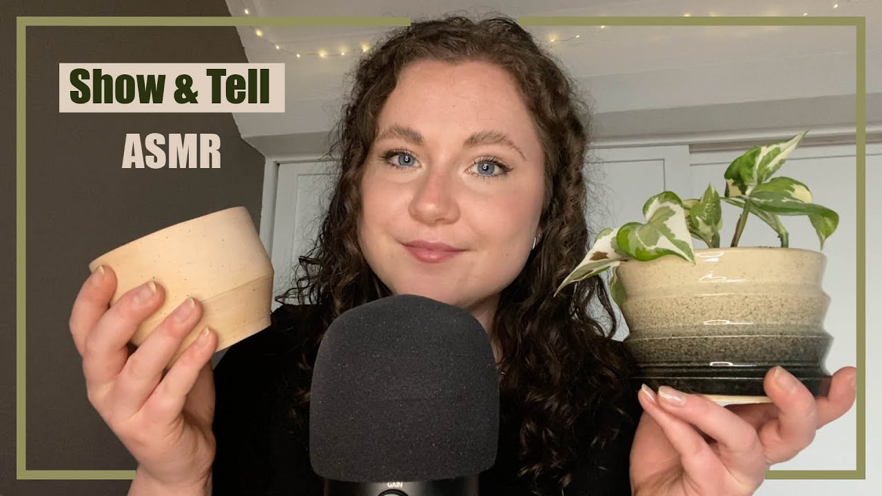 ASMR Show & Tell Zelfgemaakte Keramieken Potjes | Nail Tapping & Whispering| Nederlandse Asmr
