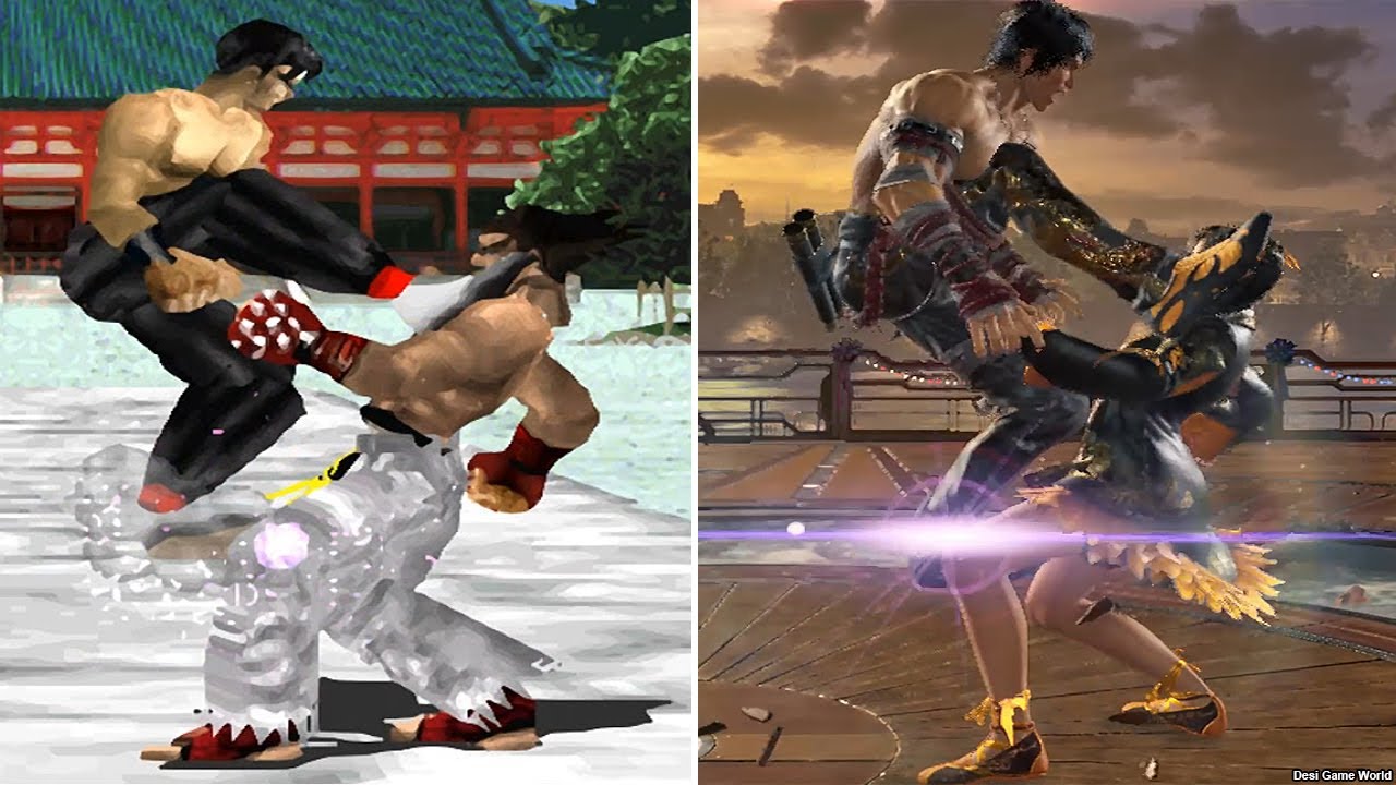 Tekken - Law Run Up to Drop Move Evolution ( 4K 60FPS ) 1994 - 2024