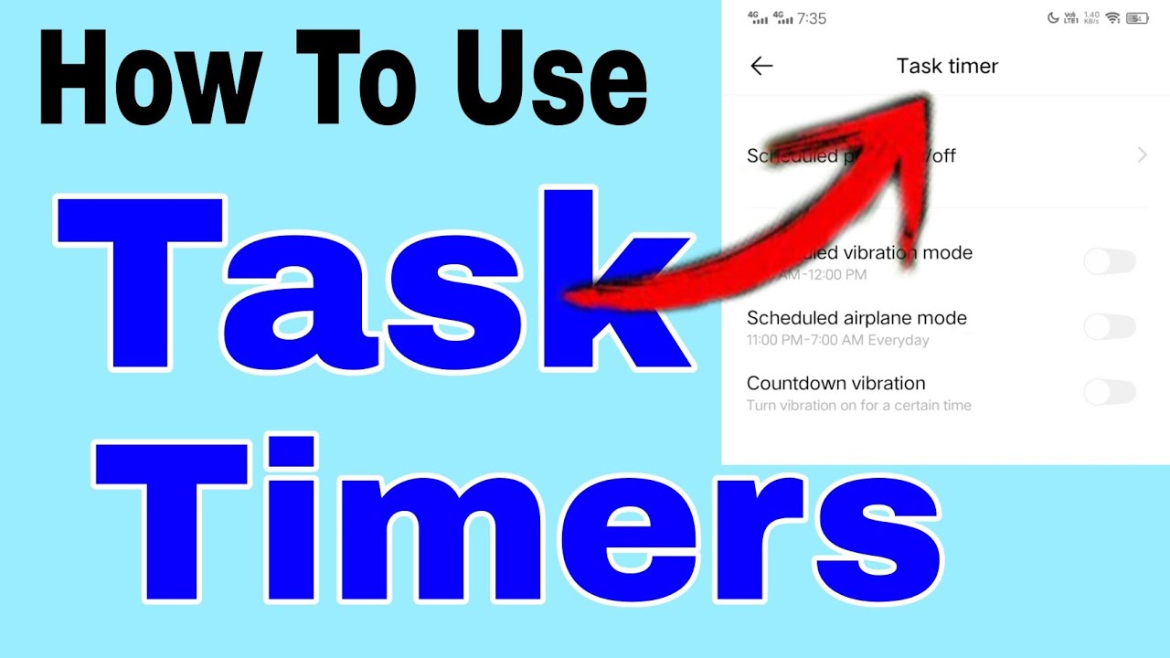 How To Use Task Timer In Vivo y15+y20+y21+y51+y71 pro // All Vivo Mobile Features 2022 