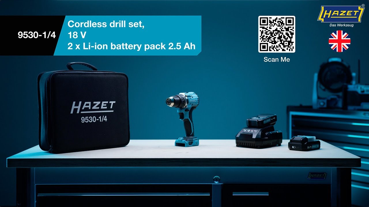 HAZET Cordless drill 9530-1/4