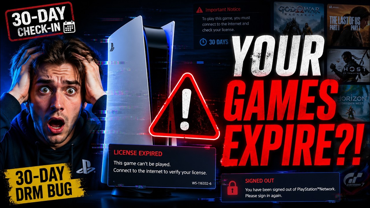 PlayStation&rsquo;s 30-Day DRM Bug: Is Your Digital Library at Risk?