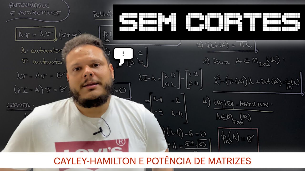 Cayley-Hamilton e Potências de Matrizes - Autovalores e Autovetores - A Hora do Bizu