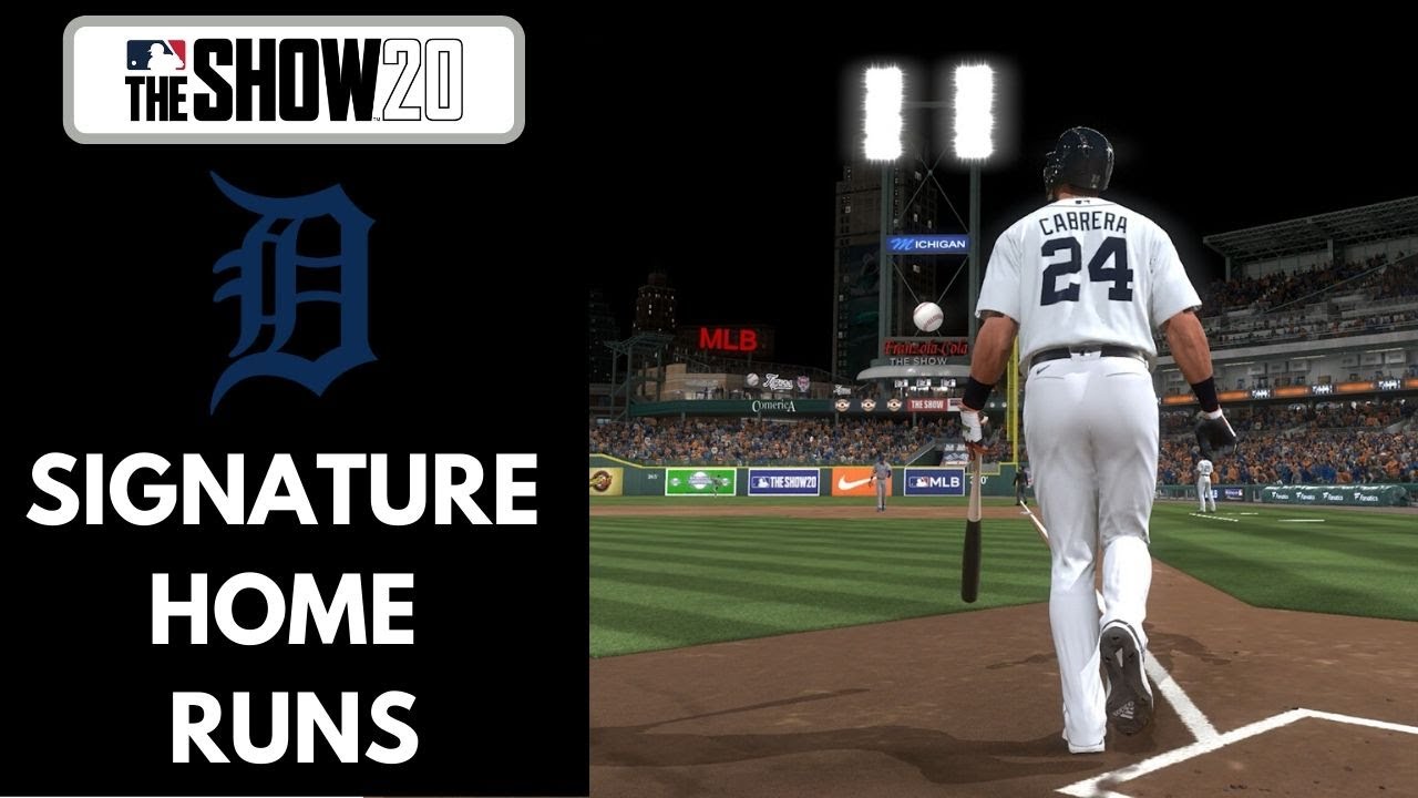 MLB The Show 20 - Detroit Tigers Signature HR Celebrations & Bat Flips