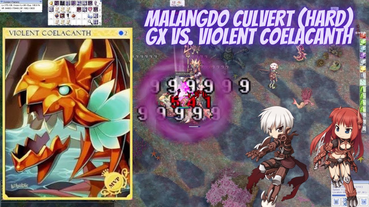 iRO Chaos - GX vs. Violent Coelacanth (Malangdo Culvert Instance: Hard Mode)