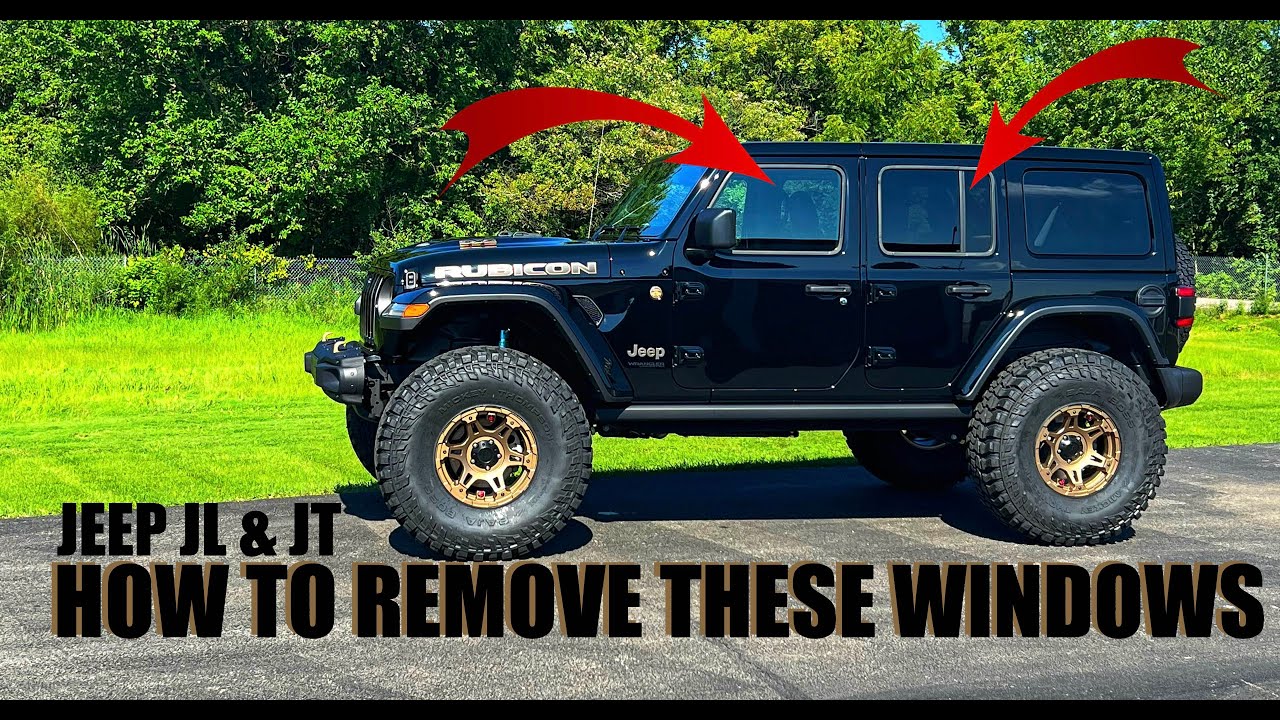 Jeep JL & JT Side Window Removal