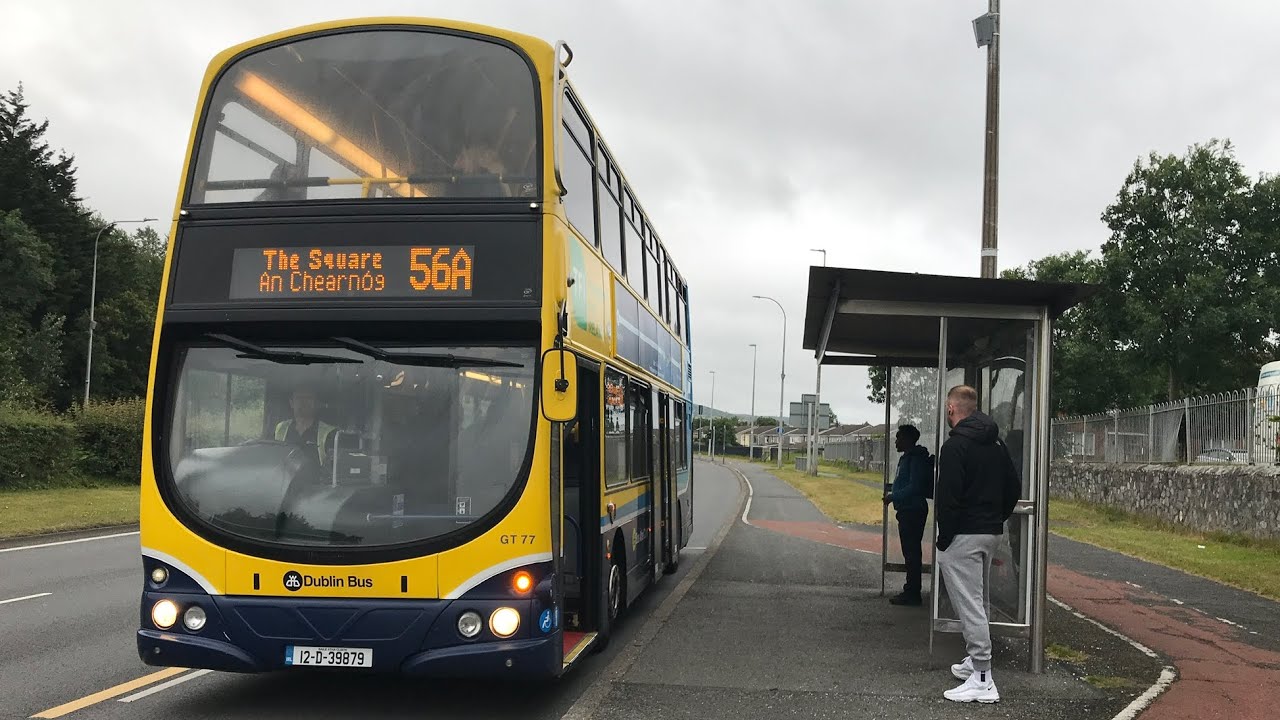 *Written Off* Dublin Bus | Route 56A to The Square | Wright Gemini 2 Volvo B9TL | GT77