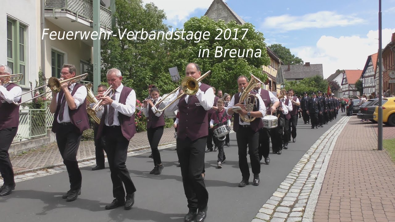 Feuerwehr- Verbandstage des Wolfhager Landes in Breuna am 25. 6. 2017 in 4K von tubehorst1