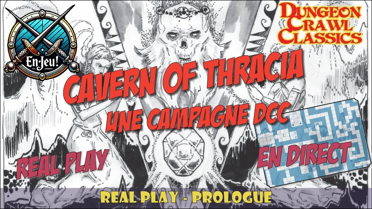 🎲🎲Dungeon Crawl Classic - Actual play - Cavern of Thracia - Episode 1
