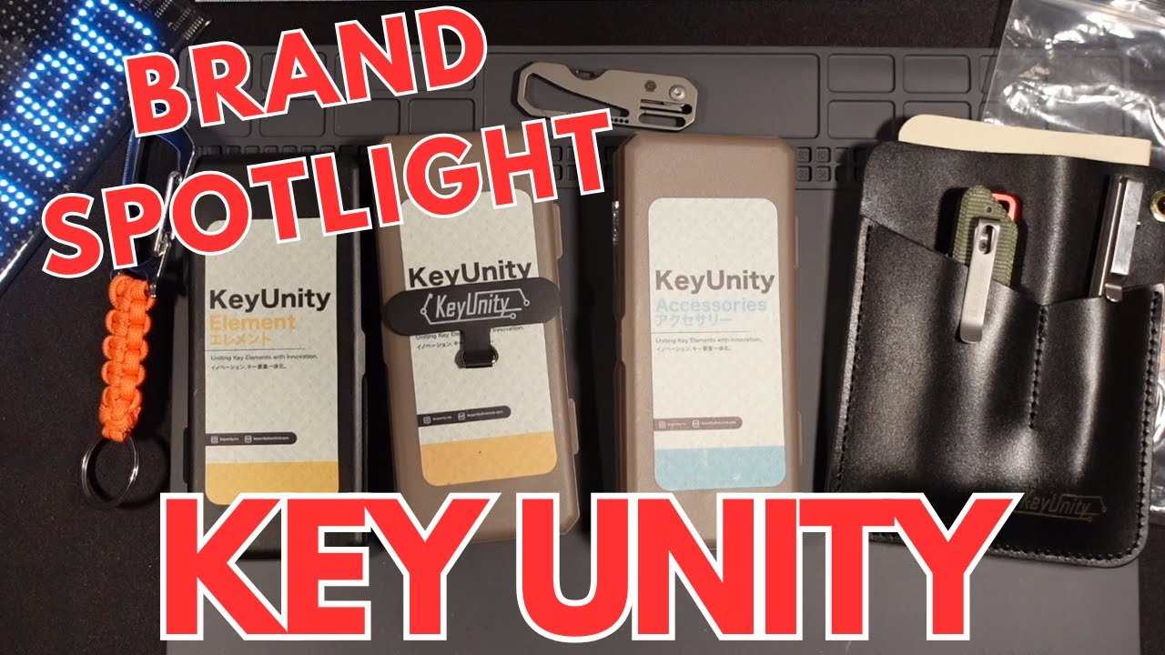 Titanium EDC Gear for Your Keychain from Key Unity | Brand Spotlight