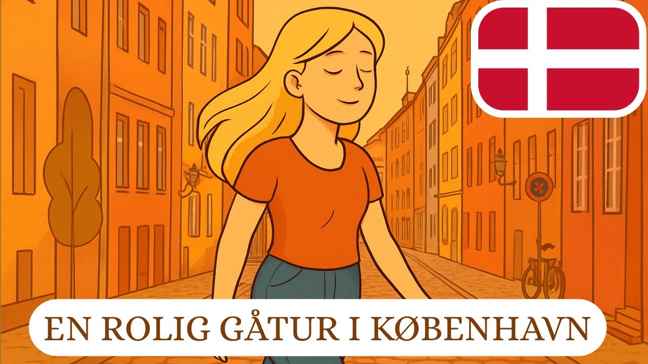 En rolig gåtur i København | Danish Story with Translated Captions | #danish #learndanish #denmark