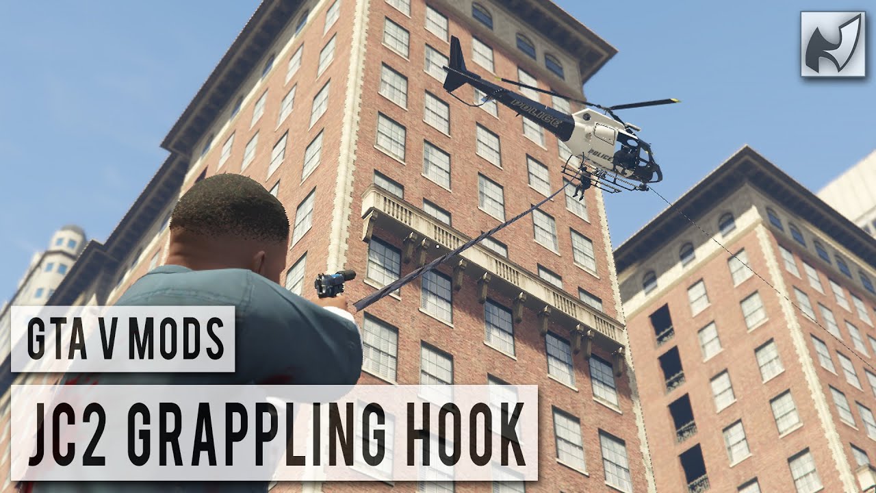 GTAV Mods - Just Cause 2 Grappling Hook