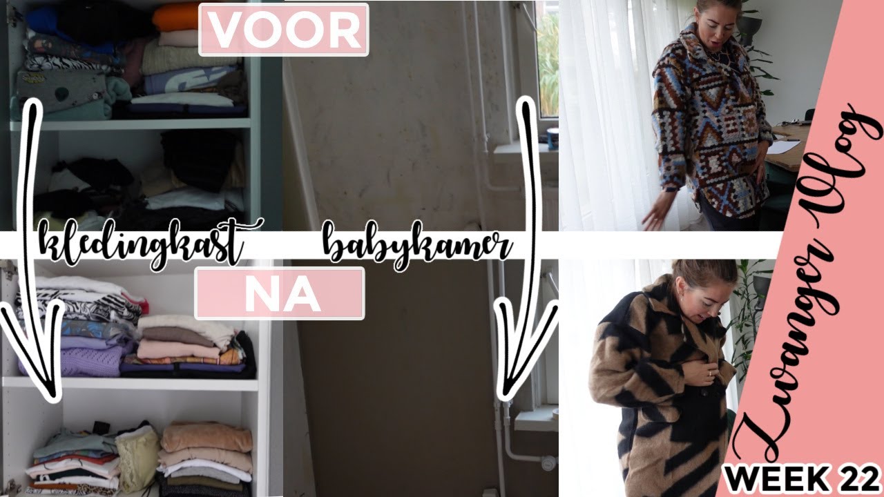 WEEK 22 - IS de NESTELDRANG BEGONNEN? 🧼🤰🏼 | BABYKAMER VERVEN 🖌️ | MATHIA