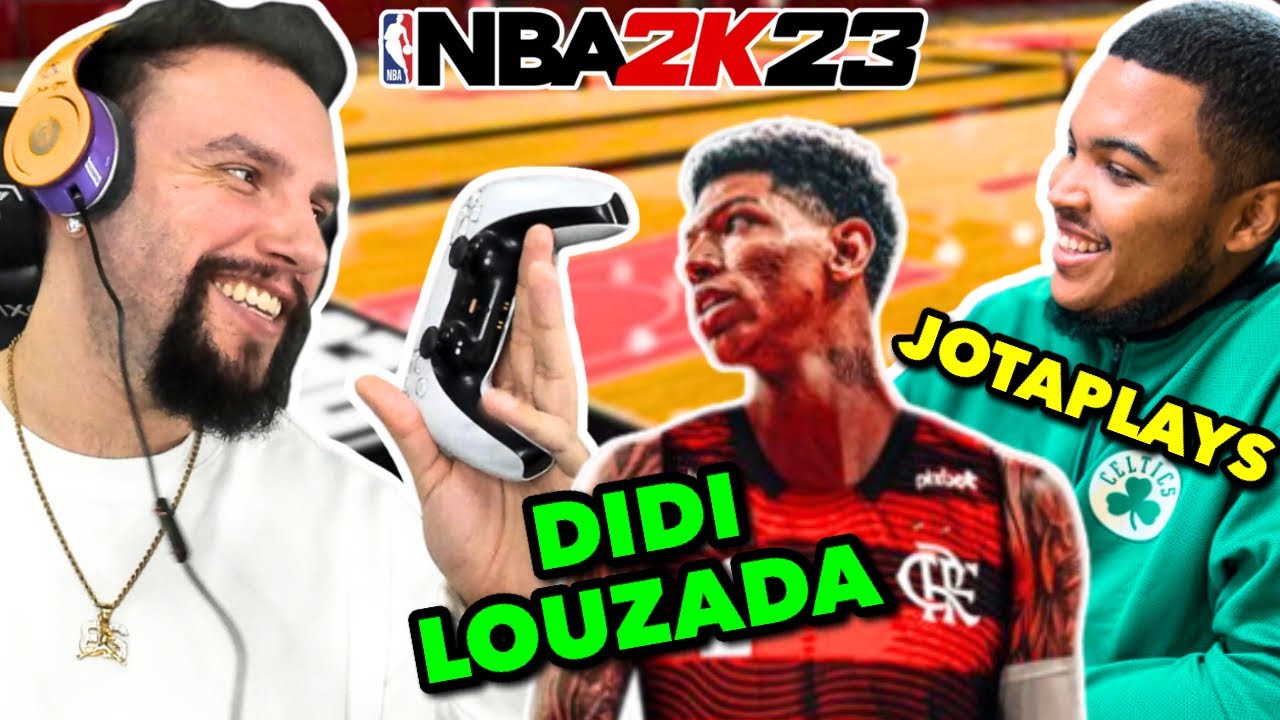 ESTRÉIA LENDÁRIA NO REC COM DIDI LOUZADA E JOTAPLAYS! NBA 2K23