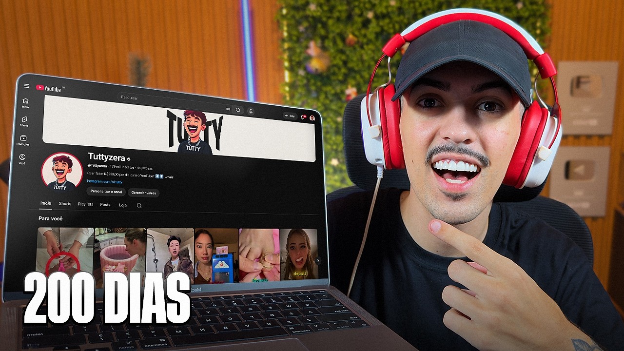 YouTube: Quanto eu Ganhei Postando SHORTS durante 200 DIAS&hellip; (Canal DARK)