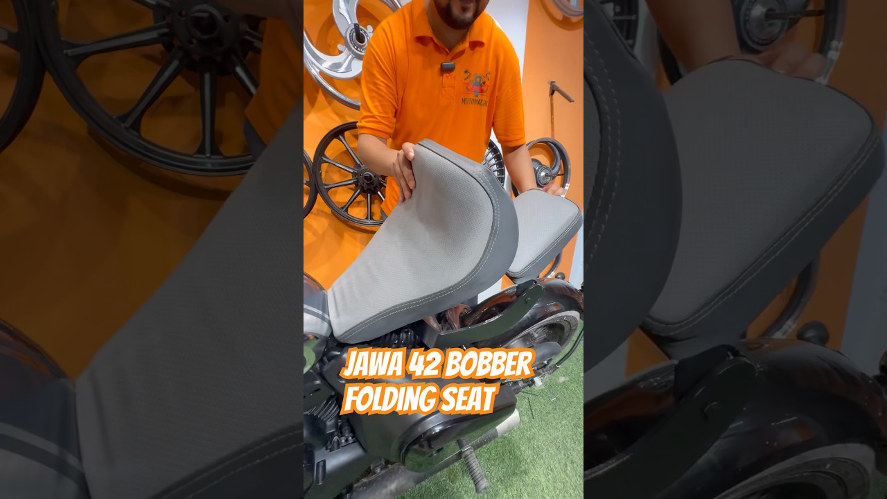 JAWA 42 Bobber 2025 | Dual Seat | Folding/Foldable Seat Installation  