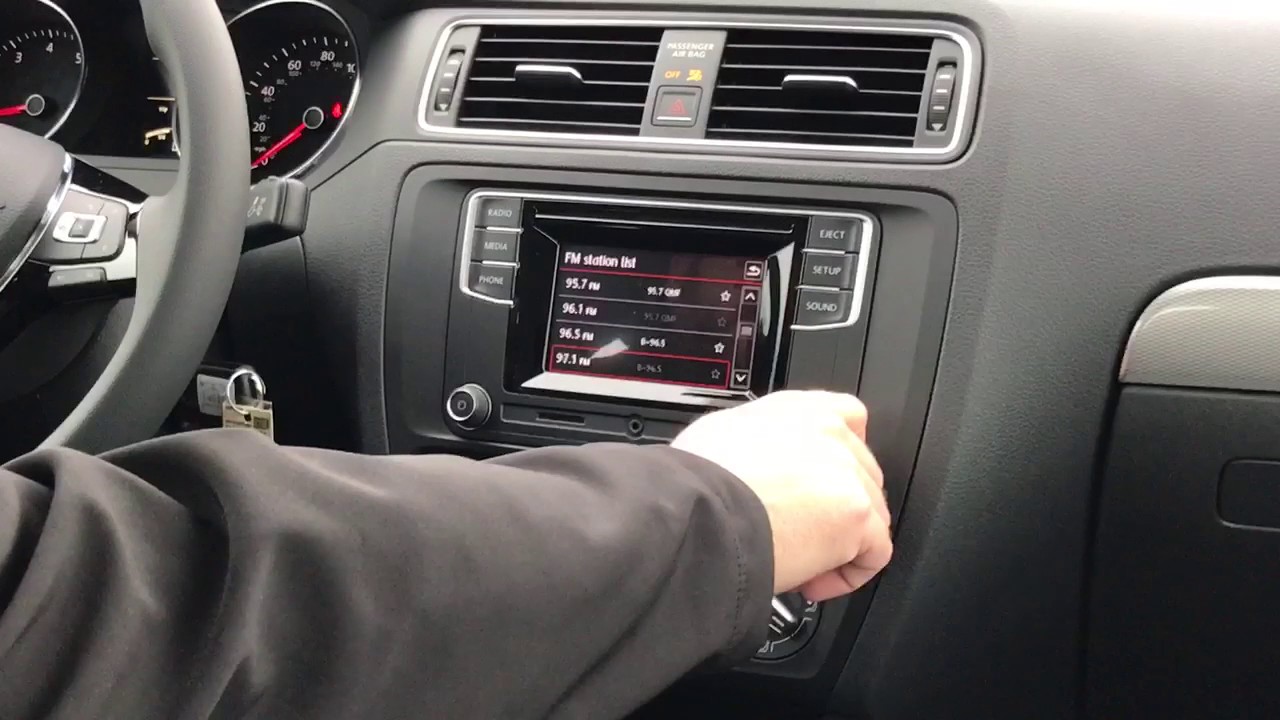 Инструкция по предварительной настройке радиостанций в автомобиле Volkswagen
